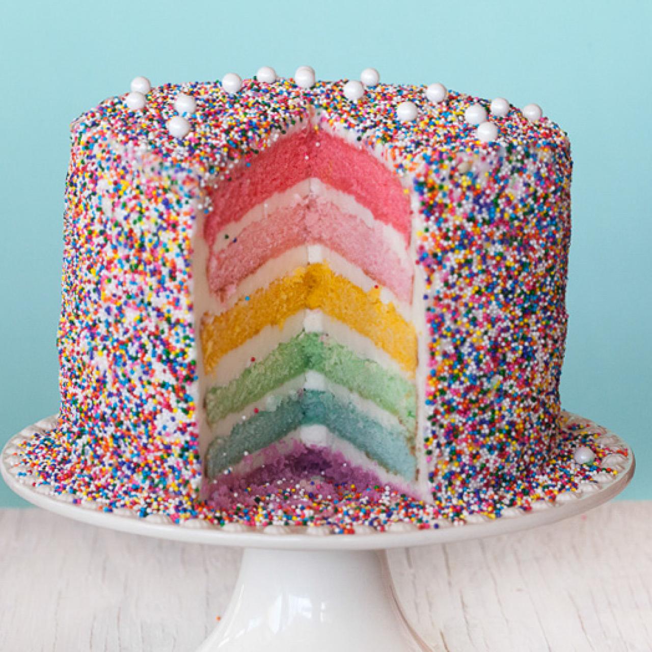 Rainbow Layer Cakes