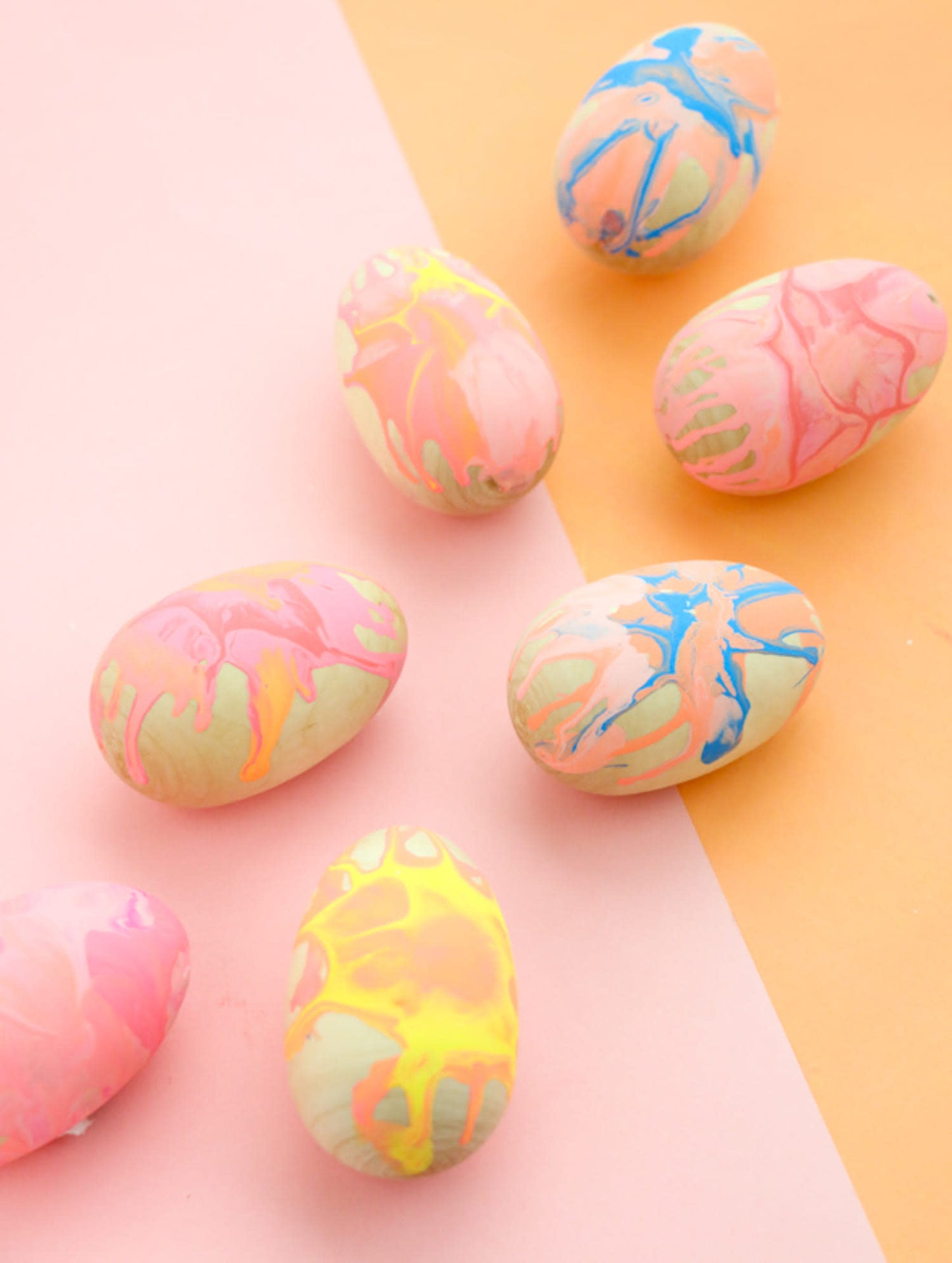 Spin Art Easter Eggs