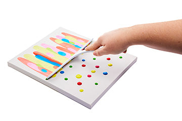 Swirls & Stripes: Squeegee Art